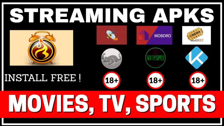 GET ALL OF THESE STREAMING APPS ON *FIRESTICK, ANDROID TV & MOBILE