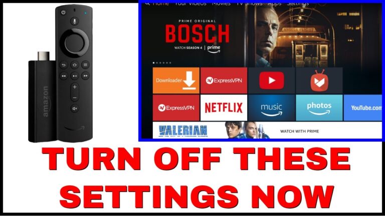 FIRESTICK SETTINGS YOU NEED TO TURN OFF NOW !! WARNING ! - DocSquiffy.com