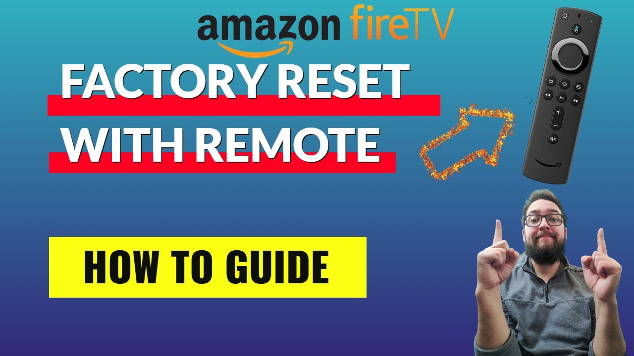 HOW TO FACTORY RESET FIRESTICK WITH JUST THE REMOTE NO SETTINGS